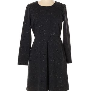 Madewell long sleeve black and white dress